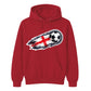 England Dynamic Graphic Football Unisex Hoodie