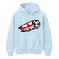 England Dynamic Graphic Football Unisex Hoodie