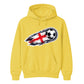 England Dynamic Graphic Football Unisex Hoodie