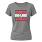England! England! Women's Cricket Printed Ladies Fit T-Shirt - England Cricket World Cup 2026