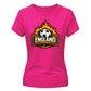 England Fire Shield Football Ladies Fit t-shirt