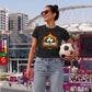 England Fire Shield Football Ladies Fit t-shirt