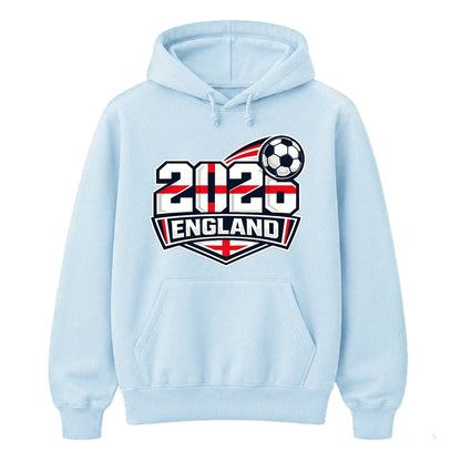 England Flag 2026 Football Unisex Hoodie