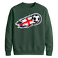 England Flag Football unisex sweatshirt