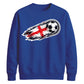 England Flag Football unisex sweatshirt