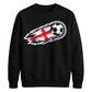 England Flag Football unisex sweatshirt