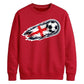 England Flag Football unisex sweatshirt
