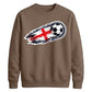 England Flag Football unisex sweatshirt