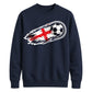 England Flag Football unisex sweatshirt