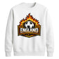 England Flames Football Unisex Sweatshirt