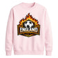 England Flames Football Unisex Sweatshirt