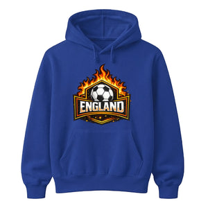 England Flames Football Unisex Hoodie