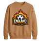 England Flames Football Unisex Sweatshirt