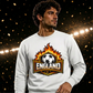 England Flames Football Unisex Sweatshirt