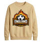 England Flames Football Unisex Sweatshirt