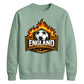 England Flames Football Unisex Sweatshirt