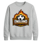 England Flames Football Unisex Sweatshirt