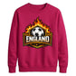 England Flames Football Unisex Sweatshirt