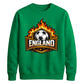 England Flames Football Unisex Sweatshirt