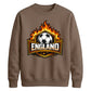 England Flames Football Unisex Sweatshirt