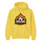 England Flames Football Unisex Hoodie