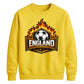 England Flames Football Unisex Sweatshirt