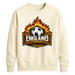 England Flames Football Unisex Sweatshirt