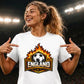 England Flaming Shield Football Unisex T-Shirt