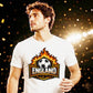 England Flaming Shield Football Unisex T-Shirt