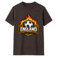 England Flaming Shield Football Unisex T-Shirt