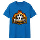 England Flaming Shield Football Unisex T-Shirt