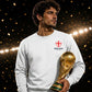England Football Shield FiFa Printed Unisex Sweatshirt - World Cup 2026 T-Shirt / Football Shirt