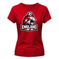 England Lion Supporter Football Ladies Fit t-shirt