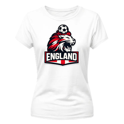England Lion Supporter Football Ladies Fit t-shirt
