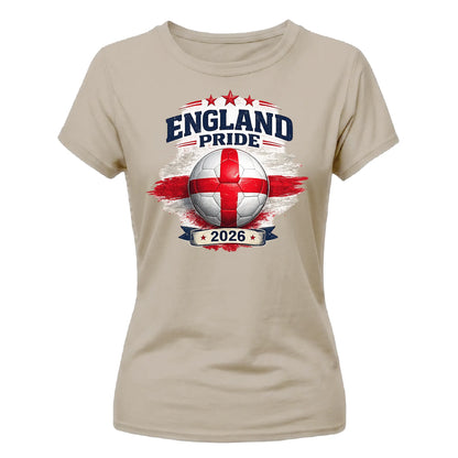 England Pride 2026 Football Ladies Fit t-shirt