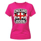 England Supporter football Ladies Fit t-shirt