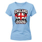 England Supporter football Ladies Fit t-shirt