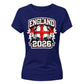 England Supporter football Ladies Fit t-shirt