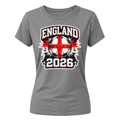 England Supporter football Ladies Fit t-shirt