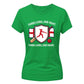 England Three Lions Women's Cricket Printed Ladies Fit T-Shirt - England Cricket World Cup 2026