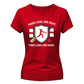 England Three Lions Women's Cricket Printed Ladies Fit T-Shirt - England Cricket World Cup 2026