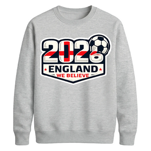 England We Believe 2026 Football Unisex Sweatshirt