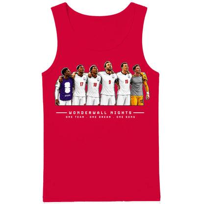 England Wonderwall Nights Football Men Tank Top