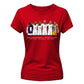 England Wonderwall Nights Football Graphic Ladies T-Shirt