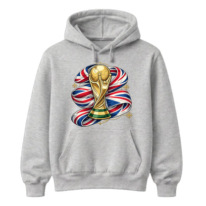 England World Cup Trophy FIFA Printed Unisex Hoodie FIFA World Cup 26