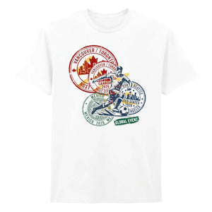 Event Canada USA & Mexico 2026 Football Printed Unisex Tshirt