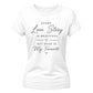 Every Love Story For Him For Her Gifts Ladies Fit T-Shirt