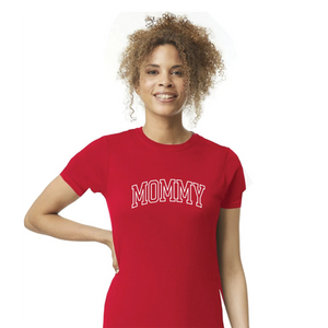 Everyday Wear MOMMY Mothers Day Printed Ladies Fit T-Shirt