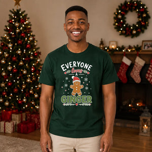 Everyone Loves A Ginger Christmas Graphic Unisex T-Shirt
