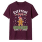 Everyone Loves A Ginger Christmas Graphic Unisex T-Shirt